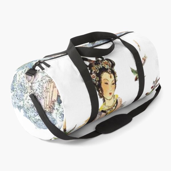 Item preview, China Art Print - Allegory of Young Chinese Woman with Birds designed and sold by Kallandra.