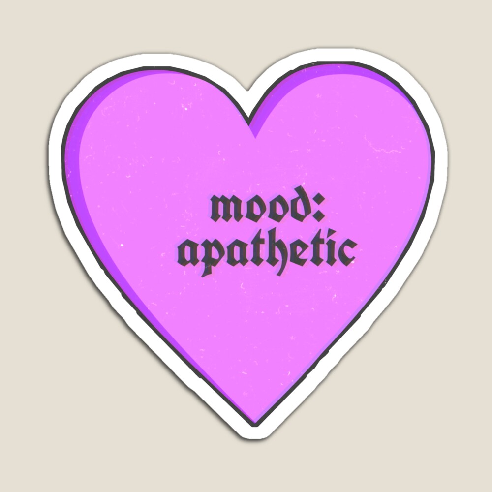 Dear Diary - Mood: Apathetic - I Must Be Emo Pin for Sale by CryptQueen