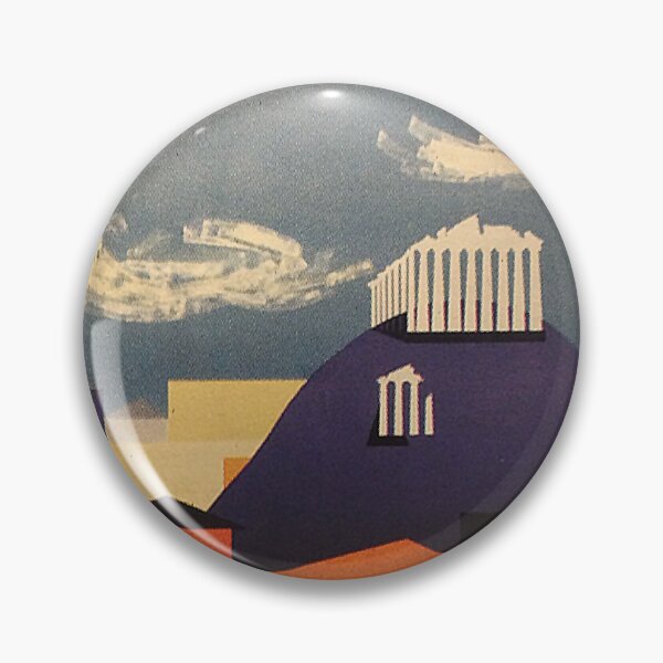 Item preview, Athens vintage travel poster designed and sold by stickart-marek.