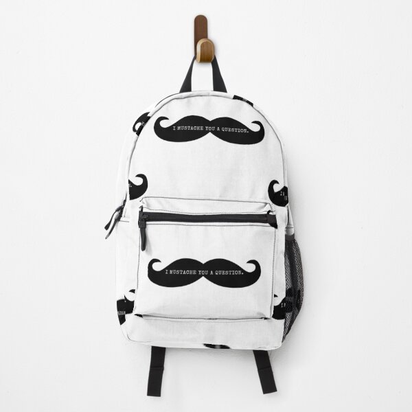 Item preview, I Mustache You A Question - Black Mustache designed and sold by Easy Breezy.
