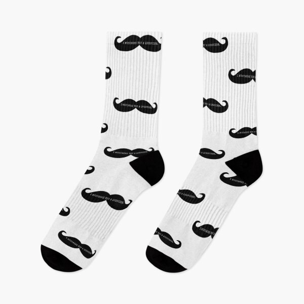 Item preview, I Mustache You A Question - Black Mustache  designed and sold by Easy Breezy.