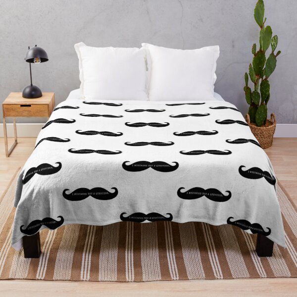Item preview, I Mustache You A Question - Black Mustache  designed and sold by Easy Breezy.
