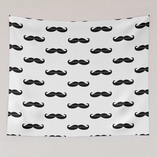 Item preview, I Mustache You A Question - Black Mustache designed and sold by Easy Breezy.