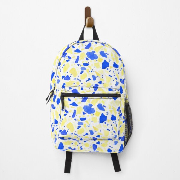 Item preview, Yellow and Blue Terrazzo Pattern designed and sold by Bumblefuzzies.
