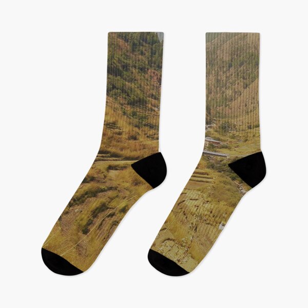 Item preview, Mountain step cultivation designed and sold by PrakritiPrints.