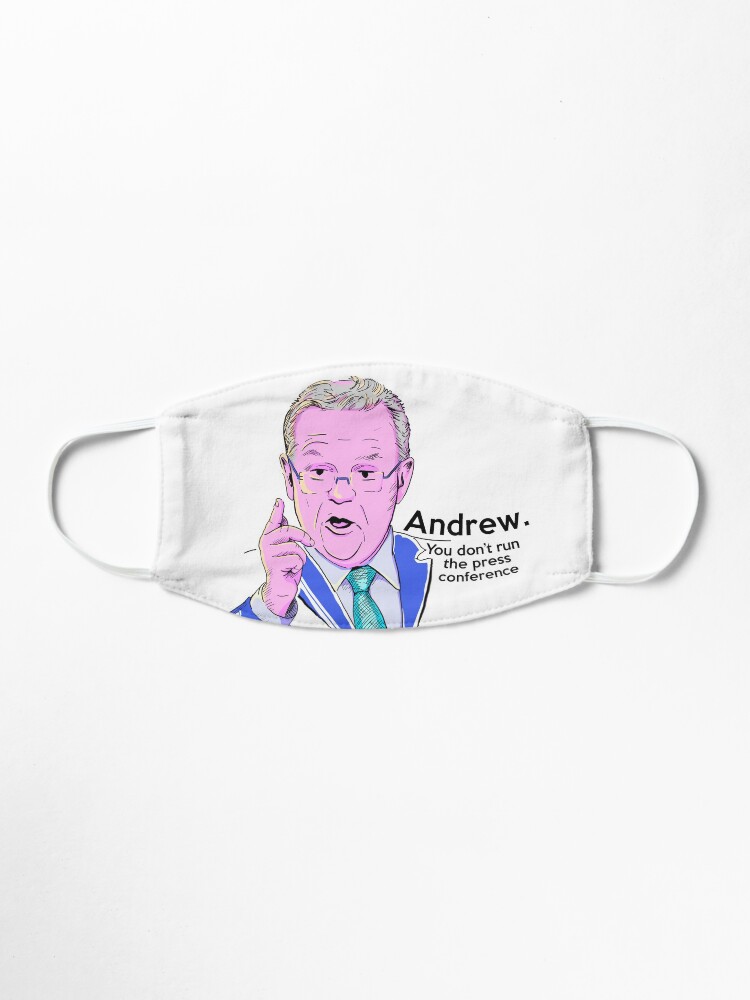 Alternate view of Scomo vs Andrew (black text) Mask