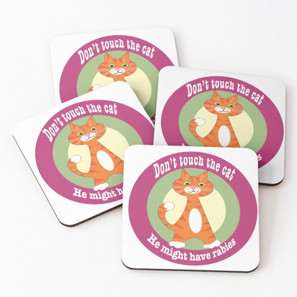 Item preview, Warning don’t touch the cat  designed and sold by OakendOriginals.