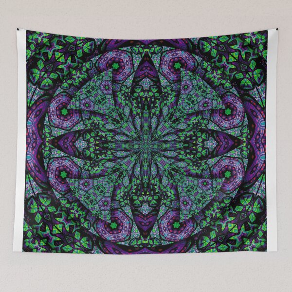 Item preview, abstract fractal kaleidoscope designed and sold by andromedoz.