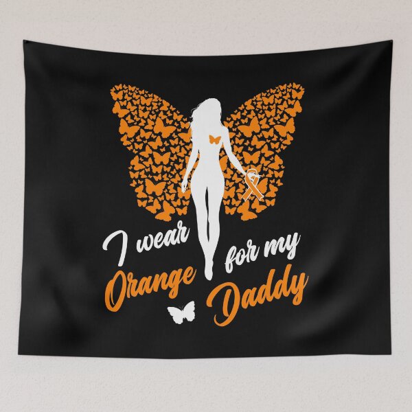 Item preview, Orange Ribbon Awareness Dad Support designed and sold by ZNOVANNA.