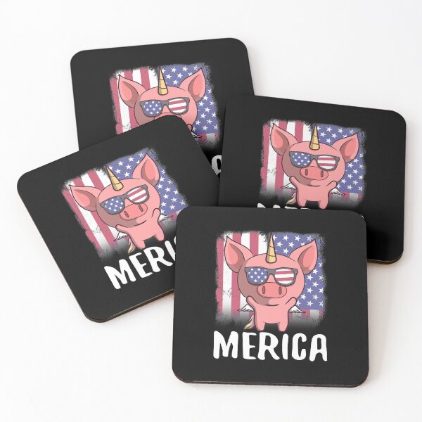 Item preview, Merica Pig USA American Flag designed and sold by fatamyfan1.