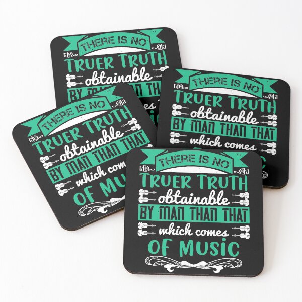 Item preview, There Is No Truer Truth Attainable By Man Than That Which Comes Of Music designed and sold by GoodVibeDesign.