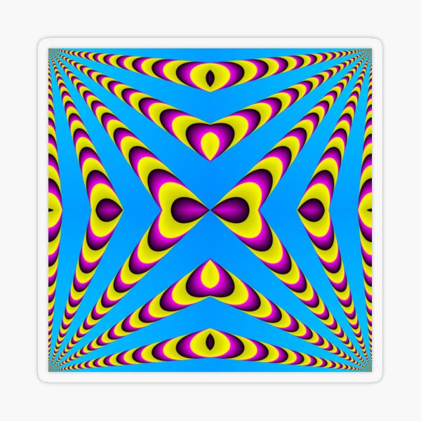 iLLusion, Triangle, 2D shape Transparent Sticker