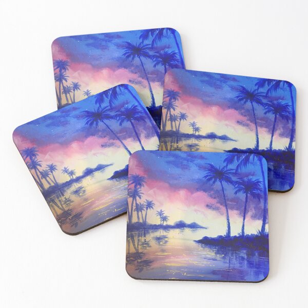 Item preview, Blue palm tree designed and sold by Tonionio.