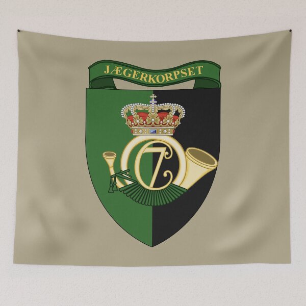 Item preview, Jaeger Corps - Jægerkorpset (Danish Special Operations Force) designed and sold by wordwidesymbols.