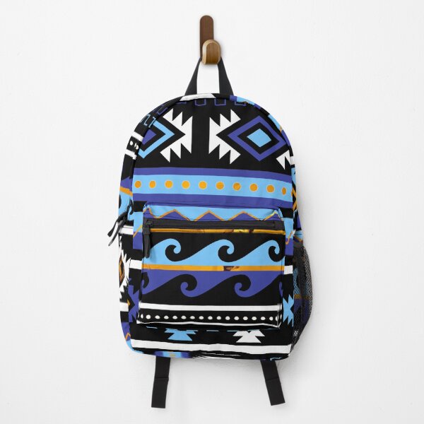 Item preview, The Blue Aztec with Gold Accent designed and sold by SortaFire.