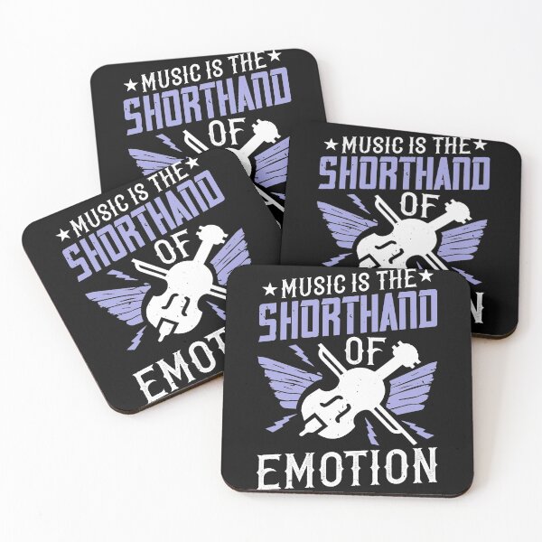 Item preview, Music Is The Shorthand Of Emotion designed and sold by GoodVibeDesign.