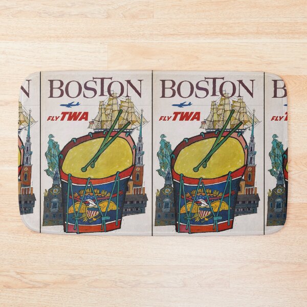 Item preview, Boston vintage travel poster designed and sold by stickart-marek.