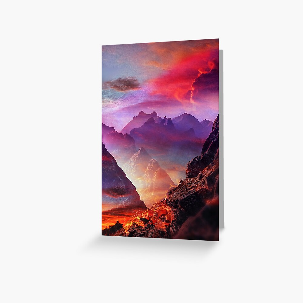 Head In The Clouds Greeting Card