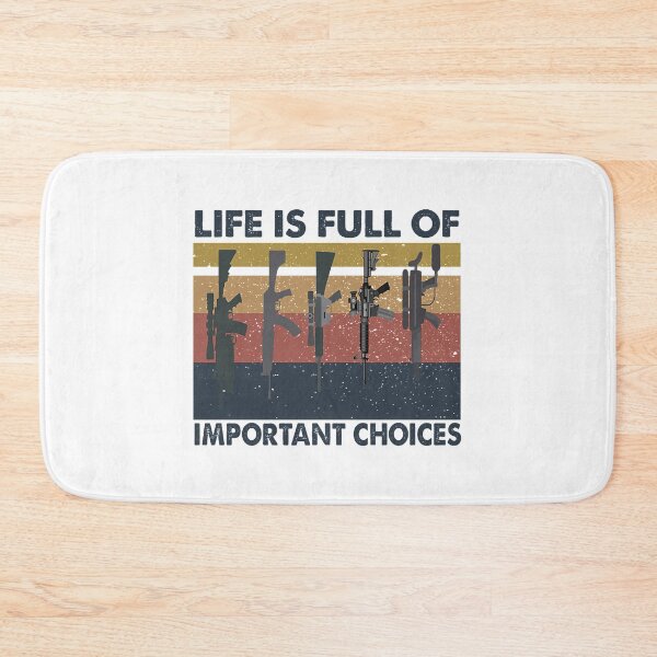 Item preview, Gun Life Is Full Of Important Choices Vintage designed and sold by jaydinwal58.
