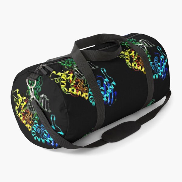 Item preview, DNA Polymerase with DNA with Black Background designed and sold by MoLecULaR-biO.