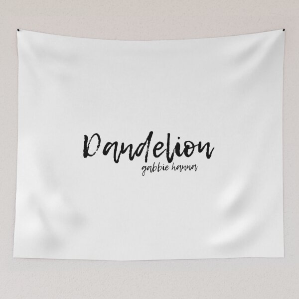 Item preview, 'Dandelion' Gabbie Hanna Song Typography designed and sold by artsydoodles.