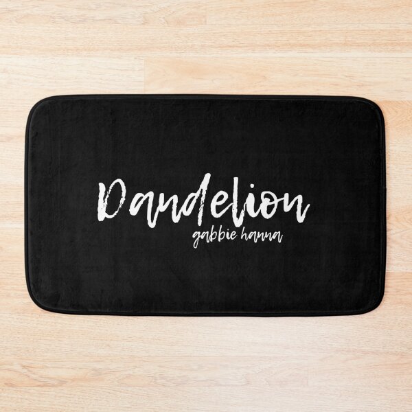 Item preview, 'Dandelion' Gabbie Hanna Song Typography Black designed and sold by artsydoodles.