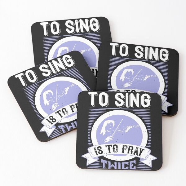 Item preview, To Sing Is To Pray Twice  designed and sold by GoodVibeDesign.