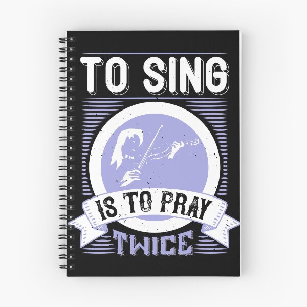 Item preview, To Sing Is To Pray Twice  designed and sold by GoodVibeDesign.