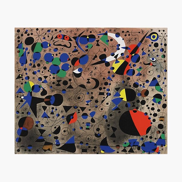 Pintura Joan Miro Lámina fotográfica