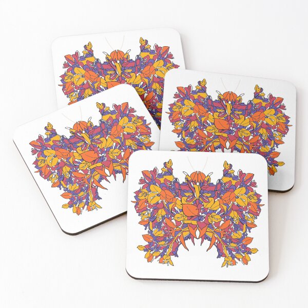 Item preview, Exotic colorful floral digital butterfly 2020 designed and sold by EarthyPlanty.