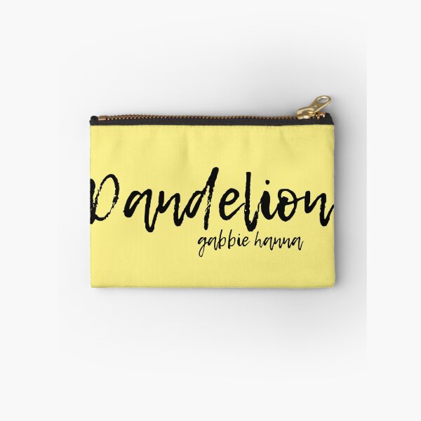 Item preview, 'Dandelion' Gabbie Hanna Song Typography Yellow Background designed and sold by artsydoodles.