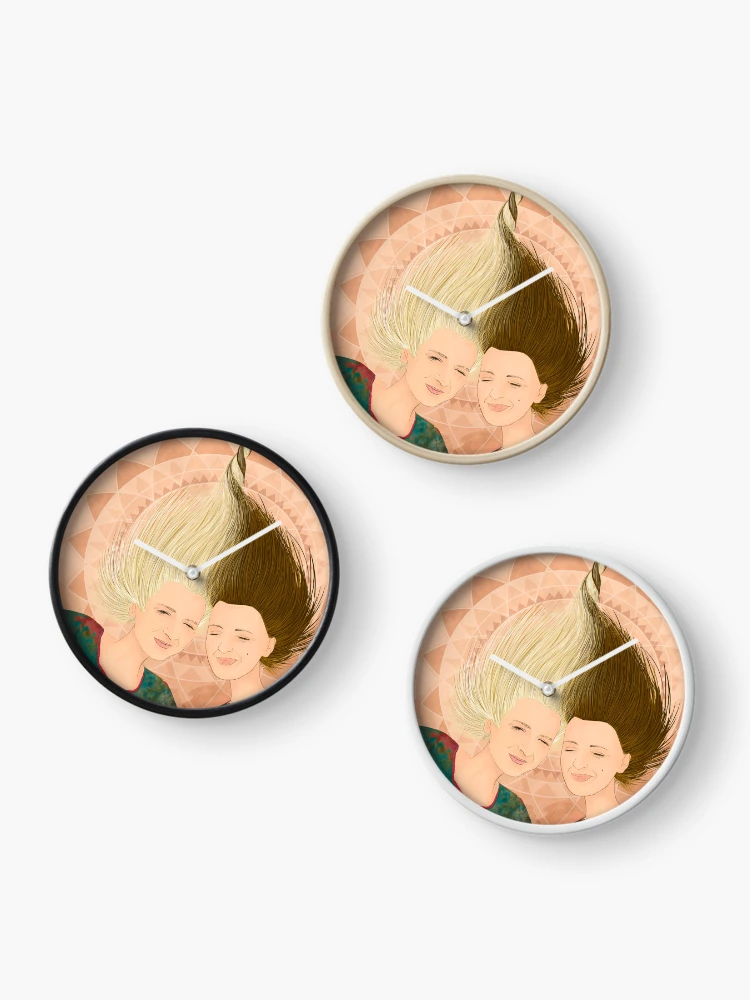 Thumbnail 3 of 4, Clock, Two sisters designed and sold by Ruta.