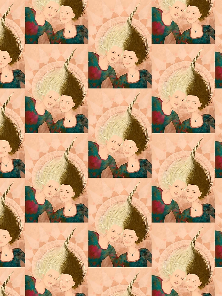 Thumbnail 3 of 3, Scarf, Two sisters designed and sold by Ruta.