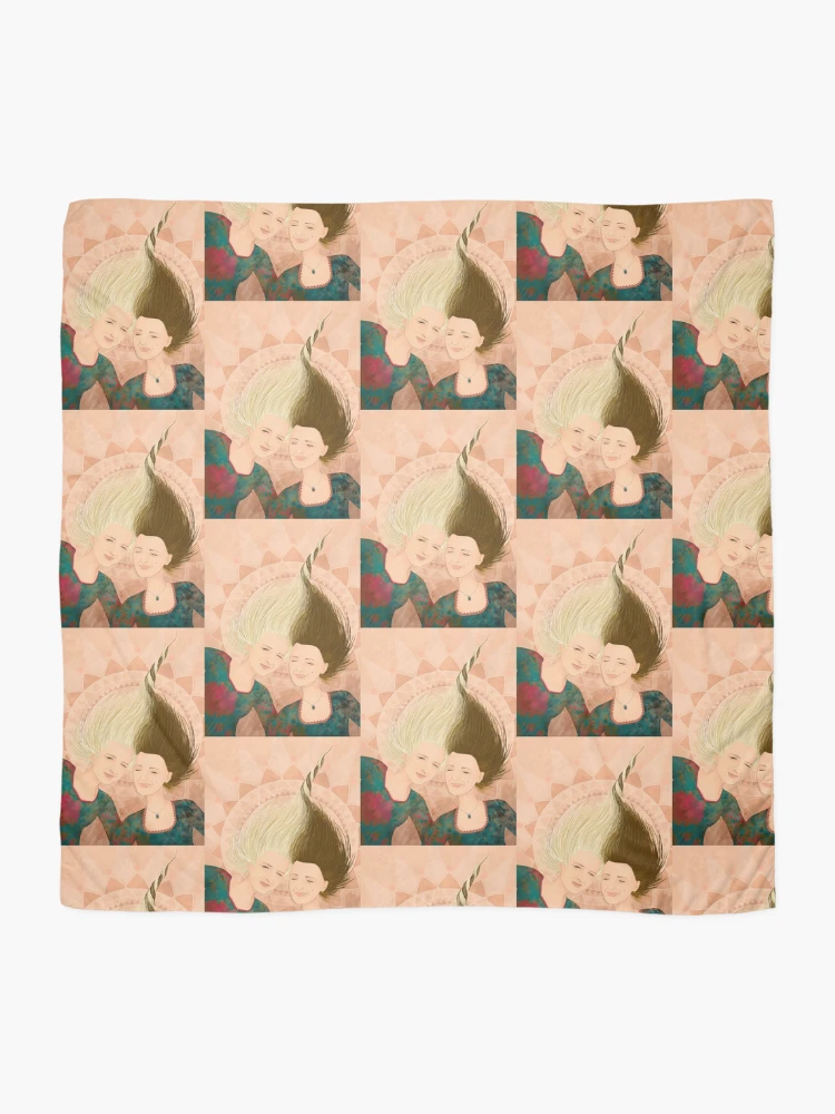 Thumbnail 2 of 3, Scarf, Two sisters designed and sold by Ruta.