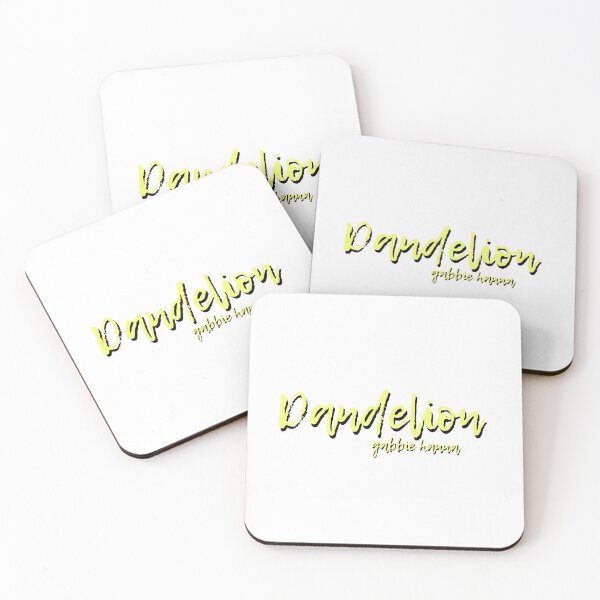 Item preview, 'Dandelion' Gabbie Hanna Song Typography Yellow designed and sold by artsydoodles.