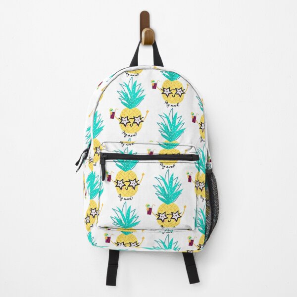 Item preview, Pineapple fruit sticker happy mood. designed and sold by sasumiworld.
