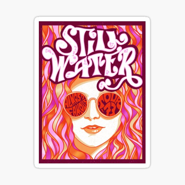 Stillwater - Almost Famous Tour '73 / burgundy Sticker