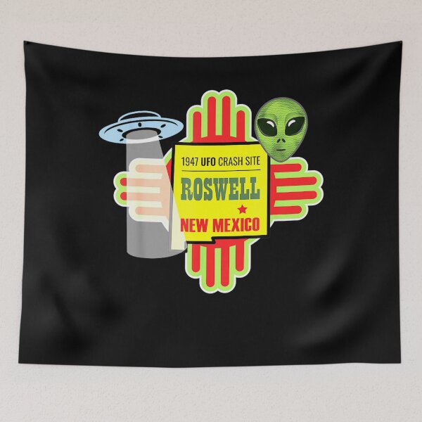 Item preview, Roswell NM: New Mexico UFO Alien Crash Site 1947 designed and sold by Baker189.