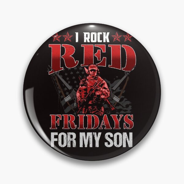 Item preview, I Rock Red Friday's For My Son designed and sold by CreativeSprout.