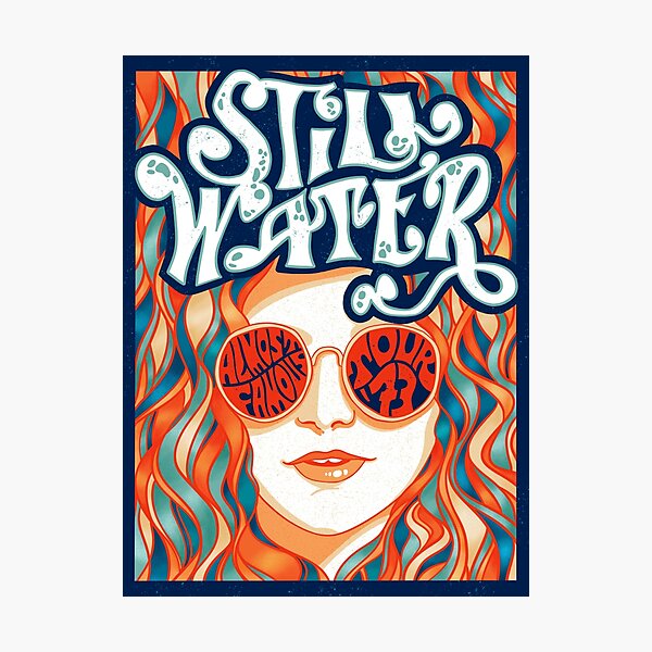 Stillwater - Casi famoso Tour '73 / azul Lámina fotográfica