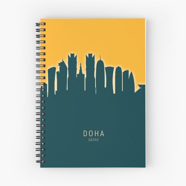 Item preview, Doha Qatar Skyline designed and sold by ArtPrints.