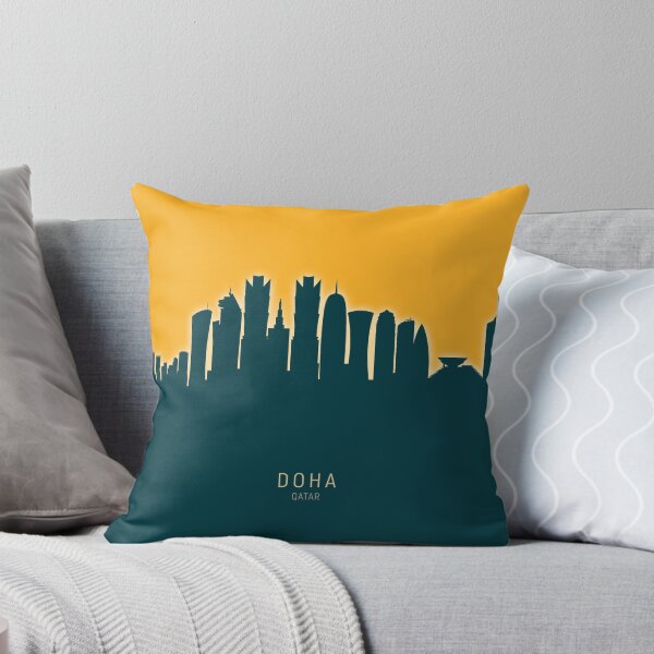 Item preview, Doha Qatar Skyline designed and sold by ArtPrints.