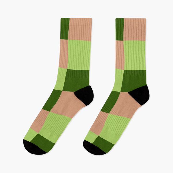 Item preview, Design - Green Abstract Checkerboard Check Pattern designed and sold by Retro-Rocket.
