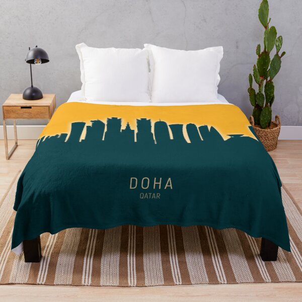 Item preview, Doha Qatar Skyline designed and sold by ArtPrints.