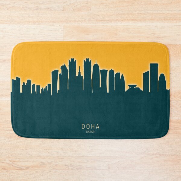 Item preview, Doha Qatar Skyline designed and sold by ArtPrints.