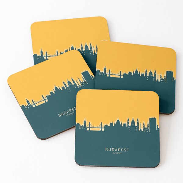 Item preview, Budapest Hungary Skyline designed and sold by ArtPrints.