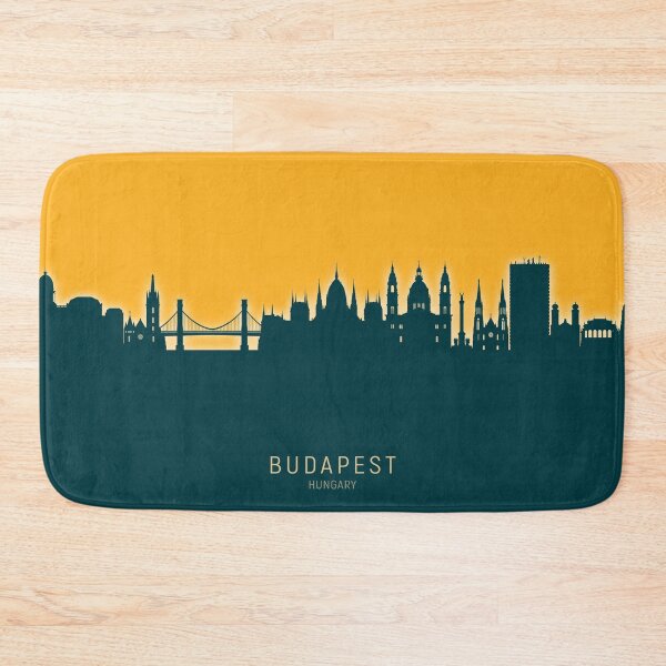 Item preview, Budapest Hungary Skyline designed and sold by ArtPrints.