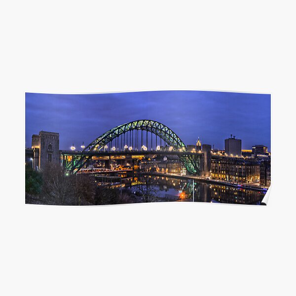 Tyne Bridge, Newcastle Quayside Poster