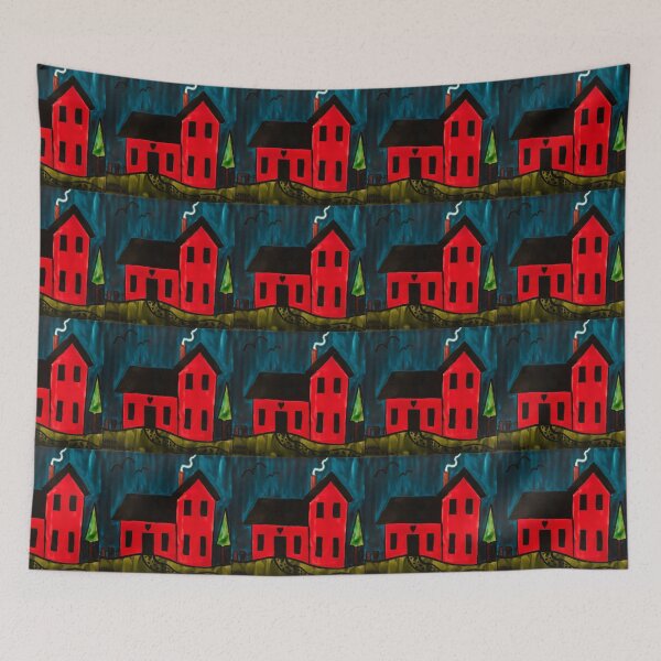 Item preview, Red House designed and sold by lindahineart.