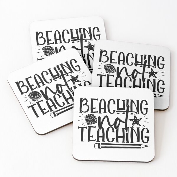 Item preview, Beaching not teaching designed and sold by purpleblobart.